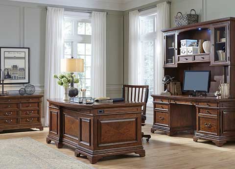 I26 Hawthorne Office - Brown Cherry Image