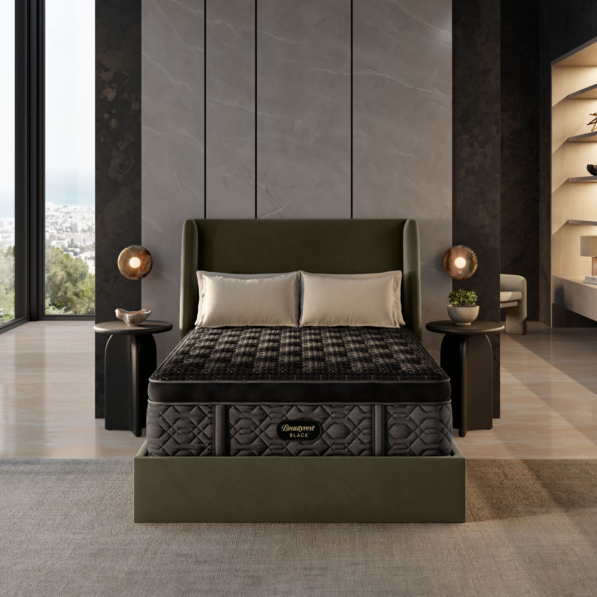 Beautyrest Black Series Four 17.5in Medium Summit Pillow Top Mattress Image