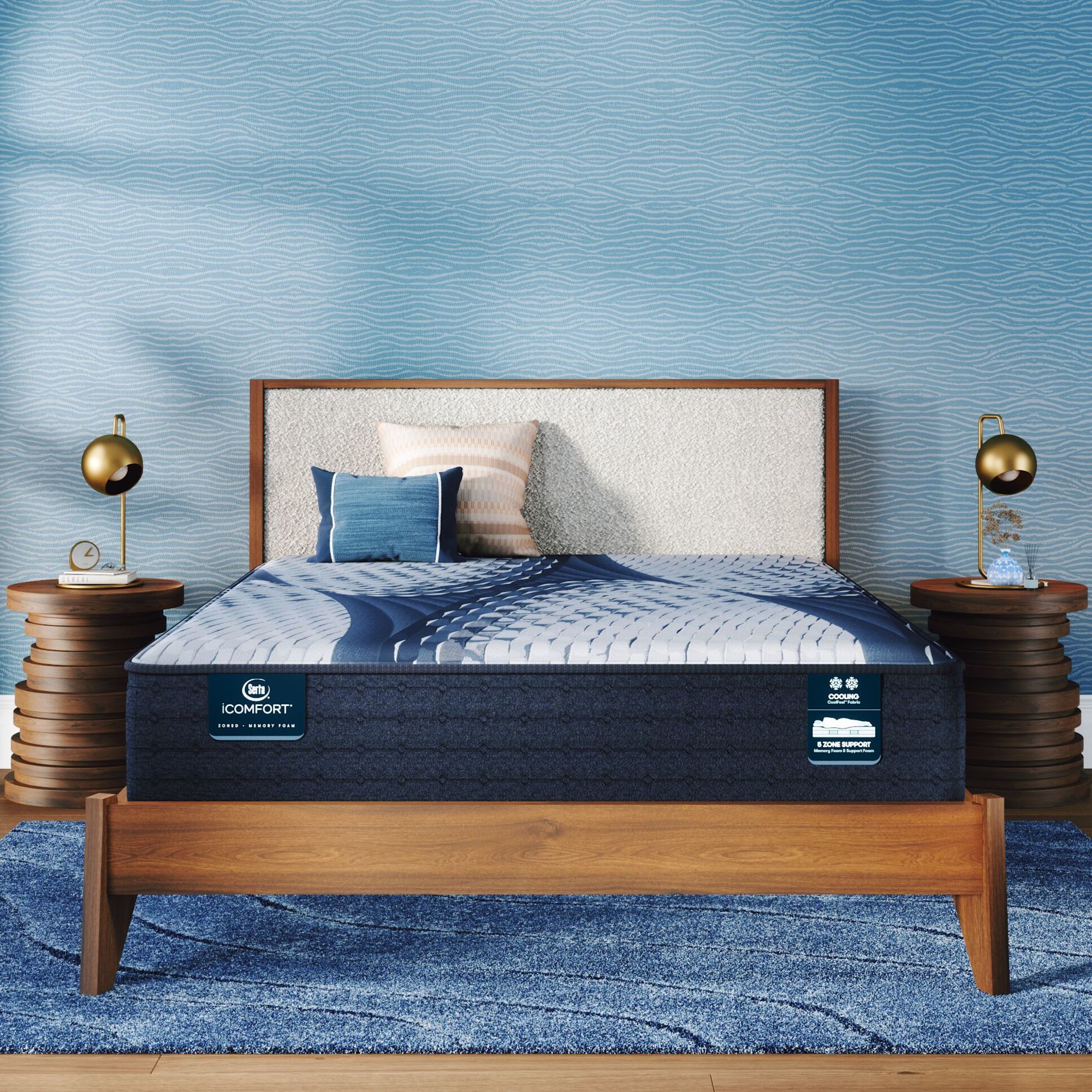 iComfort Aveda 12in Memory Foam Medium Mattress Image