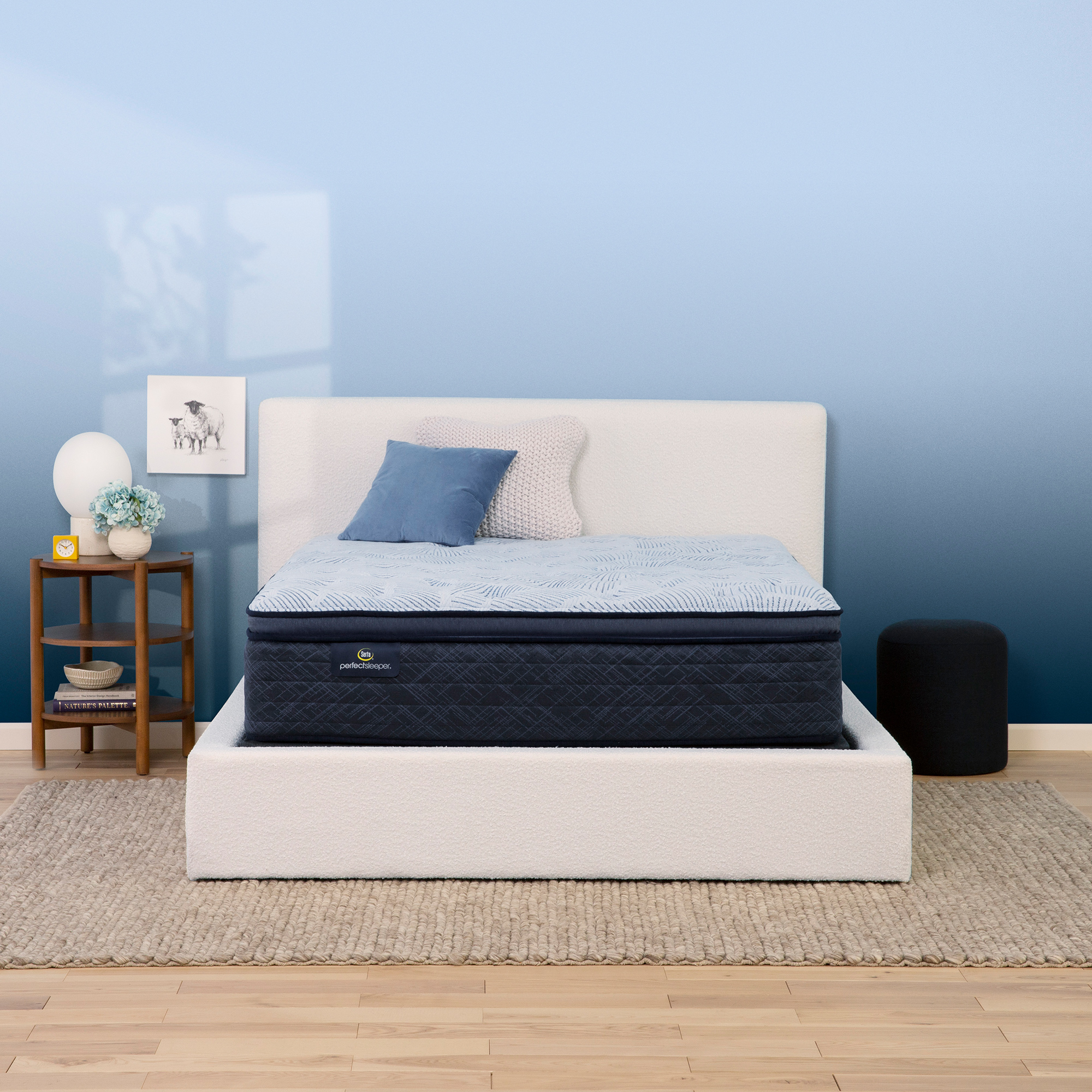 Perfect Sleeper Blue Lagoon Nights 14.5in Plush Pillow Top Mattress Image