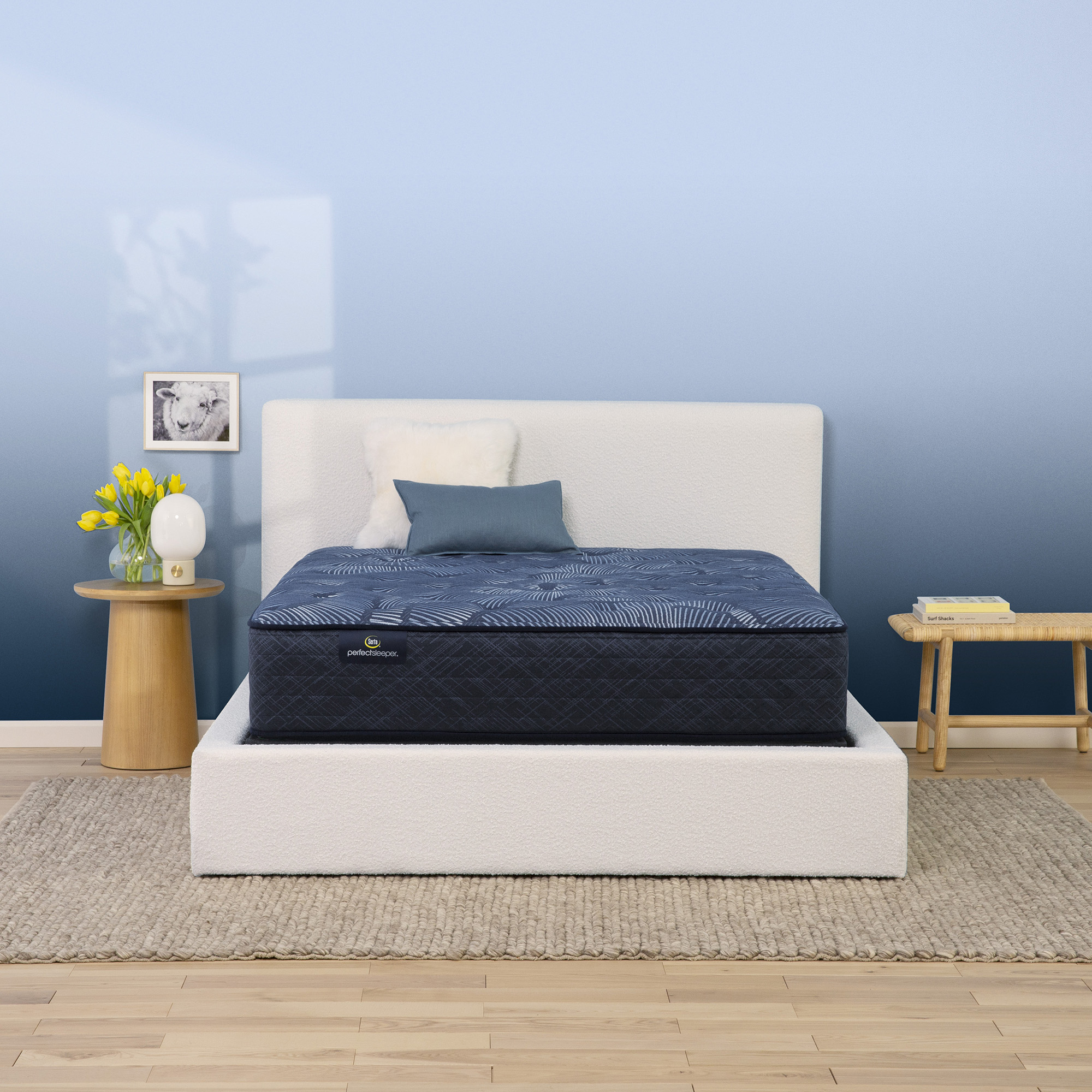 Perfect Sleeper Cobalt Calm 13.25in Plush Mattress Image