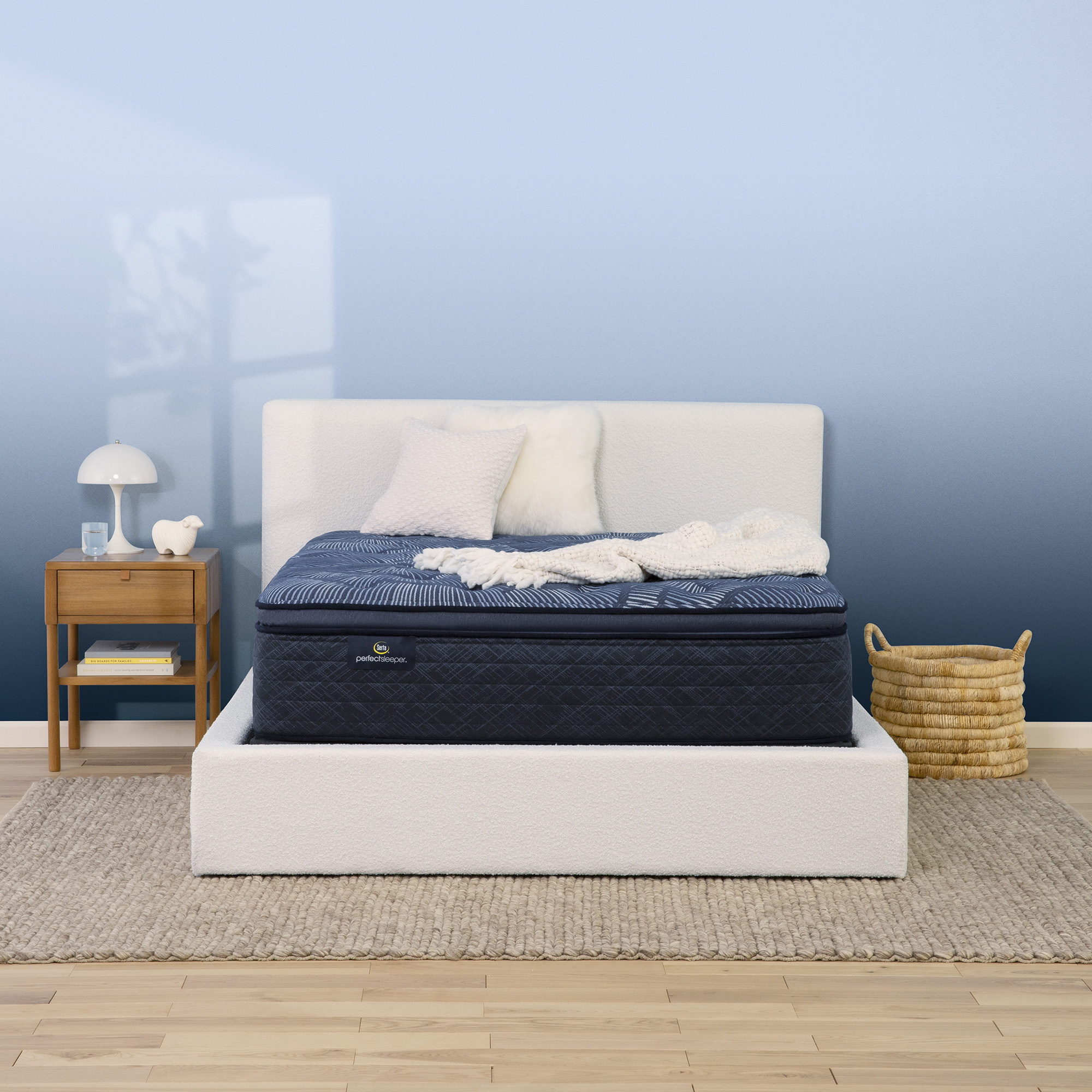 Perfect Sleeper Cobalt Calm 15in Plush Pillow Top Mattress Image