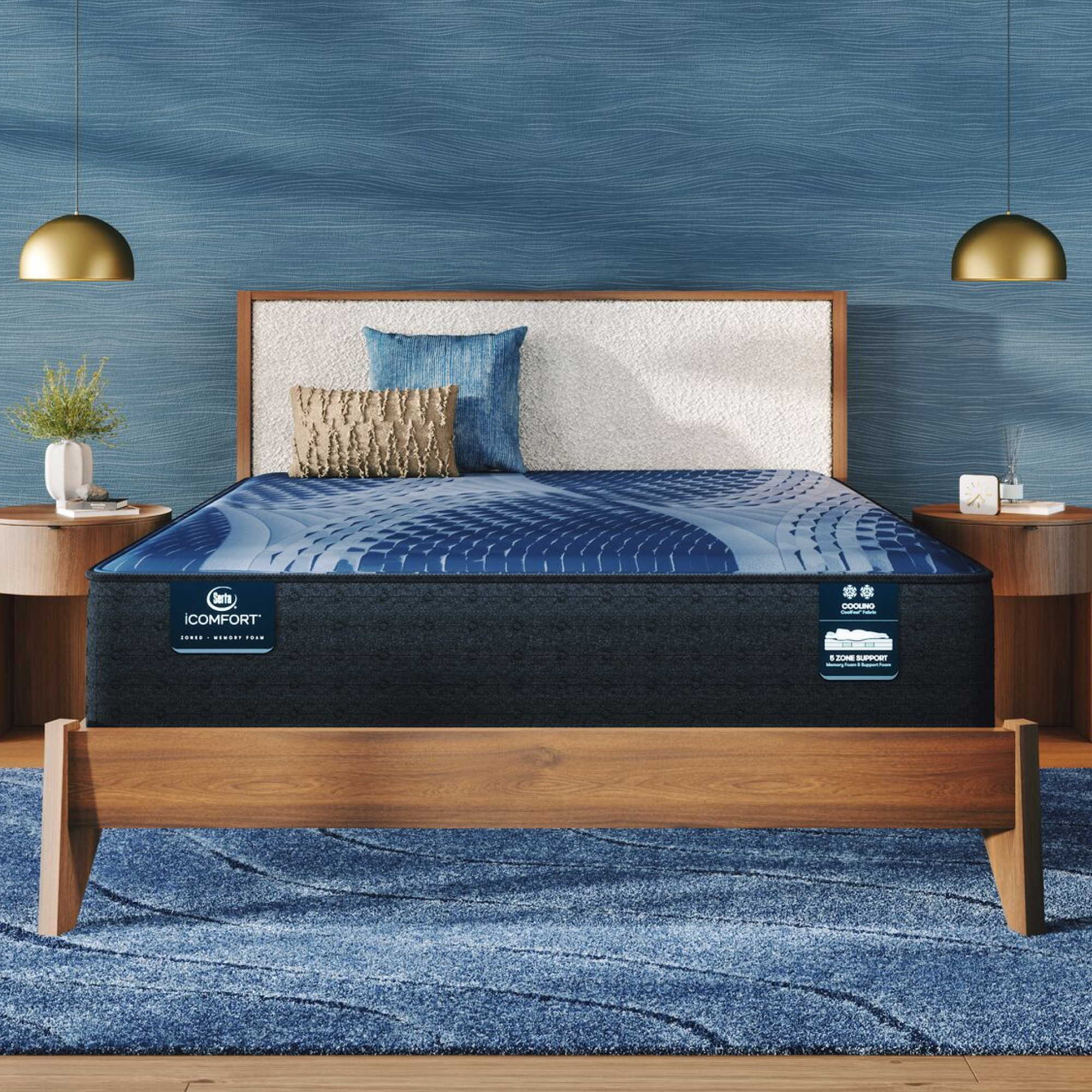 iComfort Aspire 14in Memory Foam Plush Mattress Image