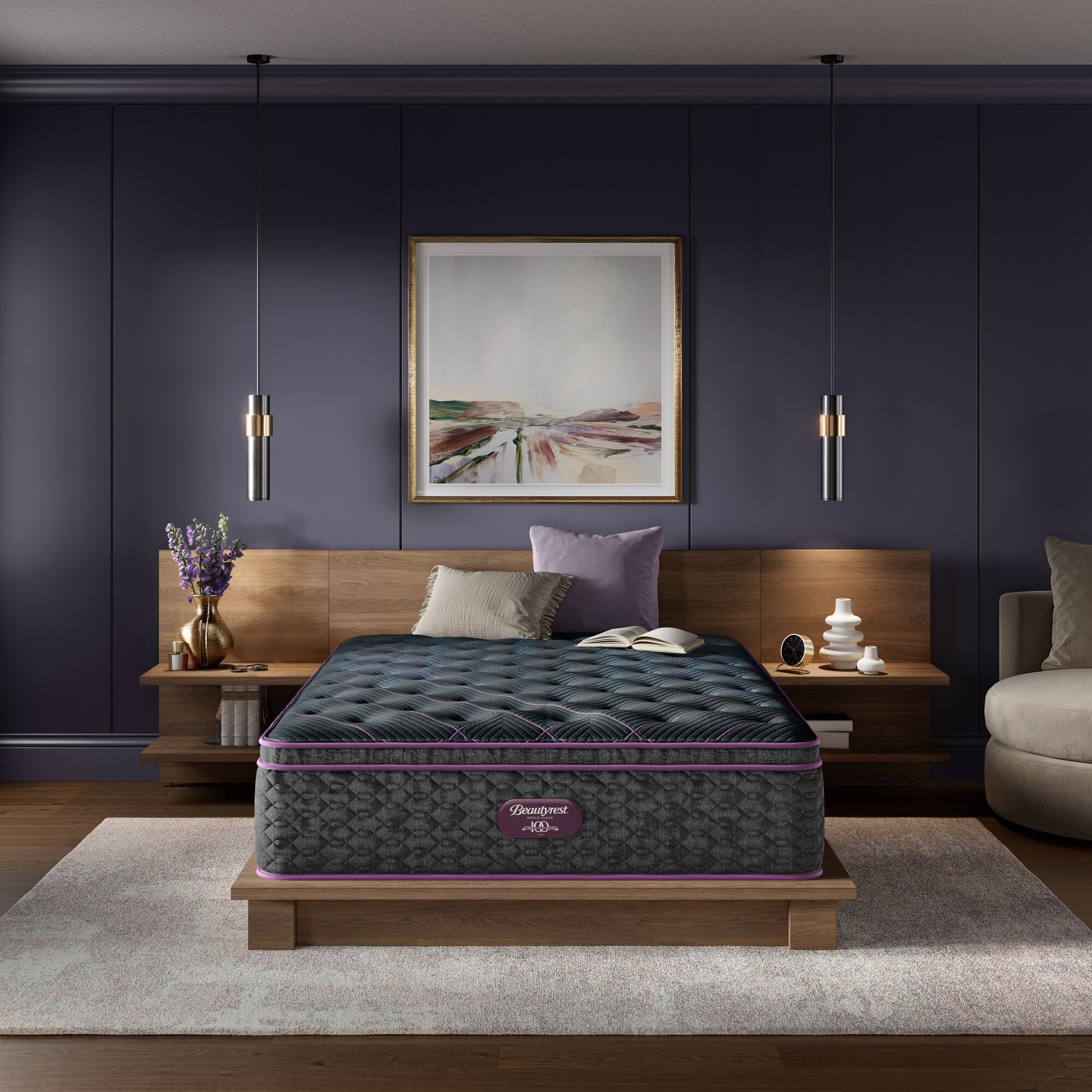 Beautyrest World Class L3 Plush Pillow Top Mattress Image